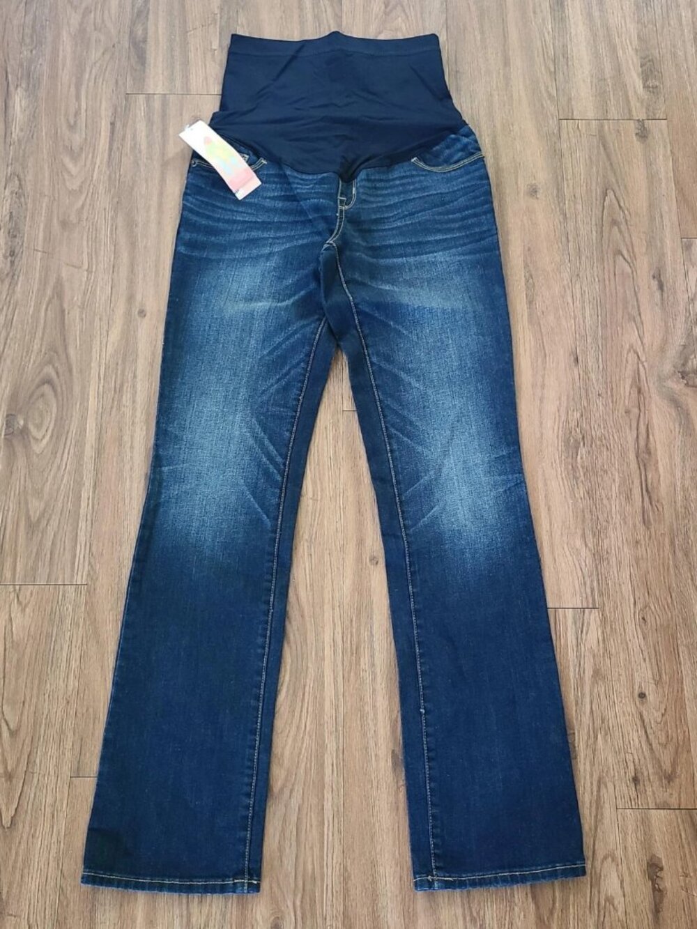 Liz Lange Maternity Target Boot cut Jeans over Belly Flex Panel Size 2